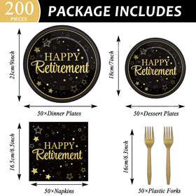 Wiooffen retirement plates 7-inch for quick servings and coordinated tableware.