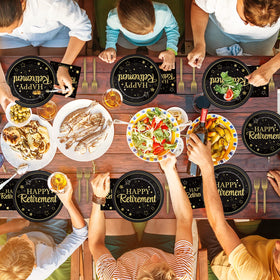 Wiooffen retirement tableware set designed to serve 50 guests with ease.
