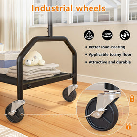 Wiracks bottom shelf convenient for shoes and storage boxes