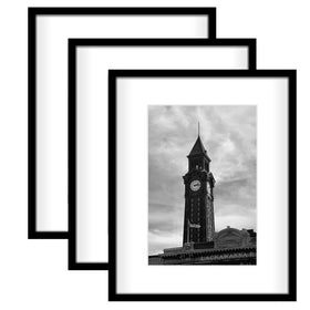 Wiscet 16x20 frame set3 front view with sturdy black MDF construction.