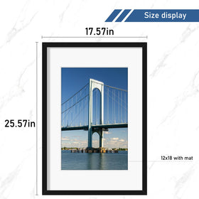 Wiscet 16x24 frame no mat showing full poster edge to edge