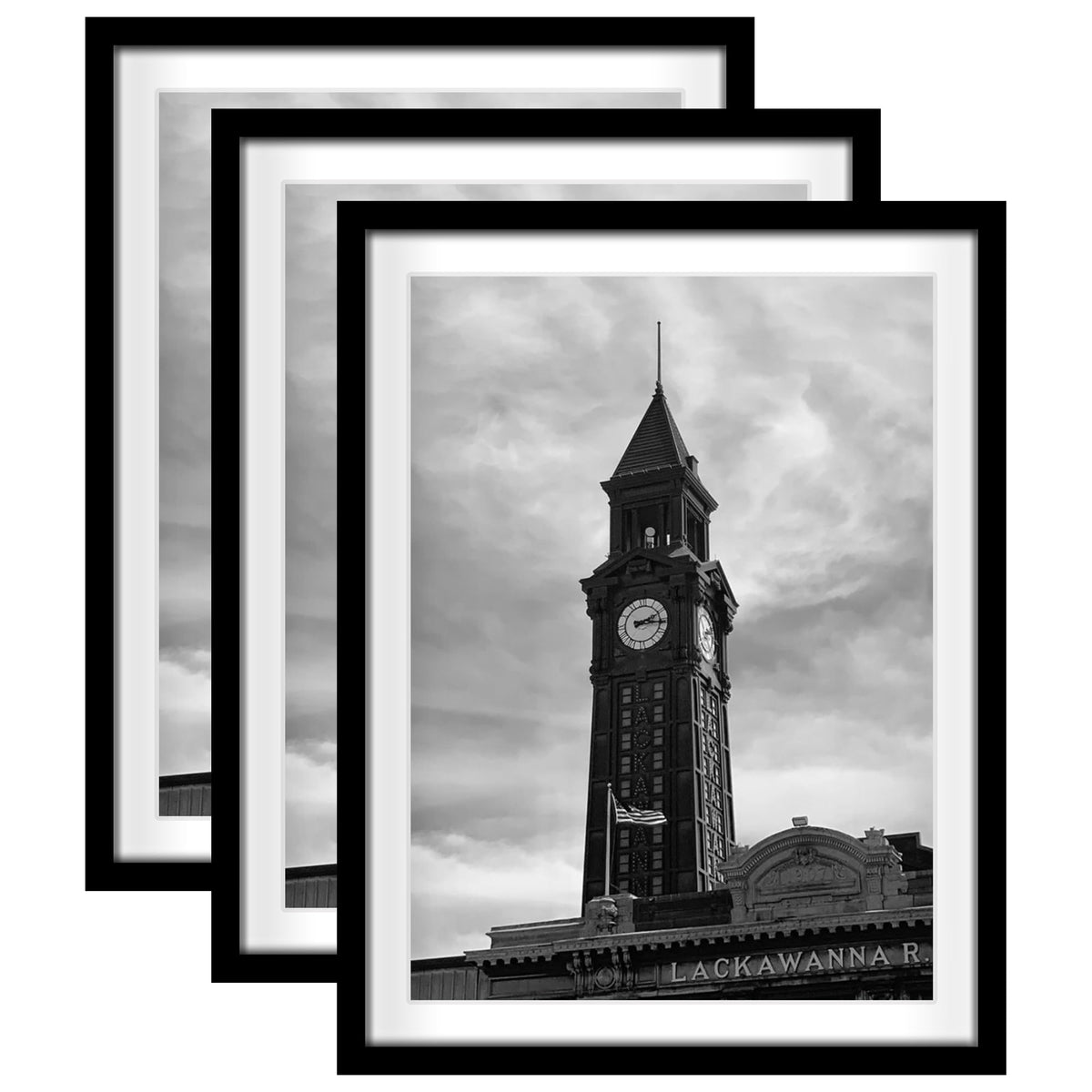 Wiscet 18x24 frame set on wall for an elegant photo gallery display.