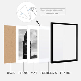 Wiscet 20x27 frame wall-mount option supports horizontal or vertical layouts