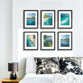 Wiscet frame with mat displays a 6x8 photo for layered memories
