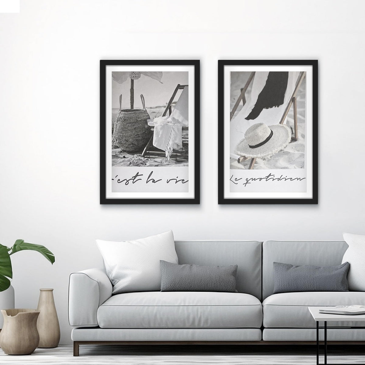 Wiscet frame with mat holding 16x20 photos for versatile layouts.