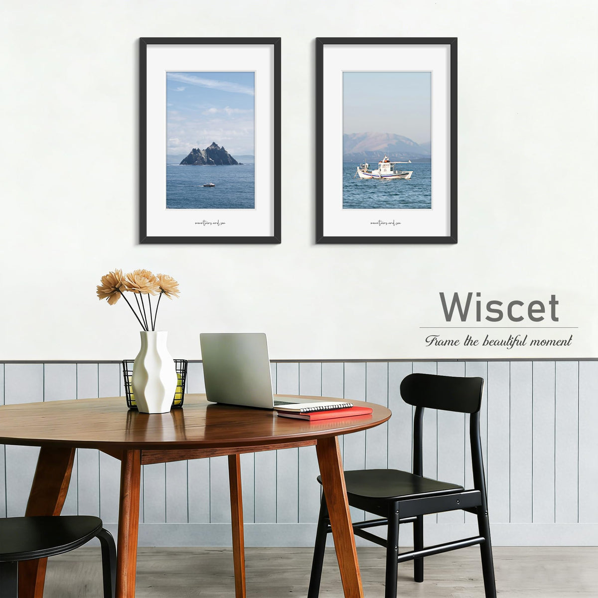 Wiscet solid MDF frame with timeless décor
