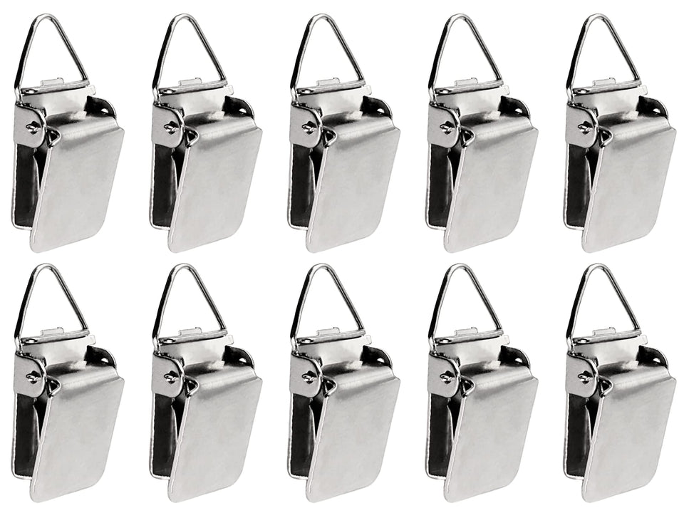 Wise Linkers triangle back hanging clip demonstrates easy nail mounting for lightweight textiles