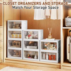 Wise Oannes foldable storage bin in collapsed state for space saving.