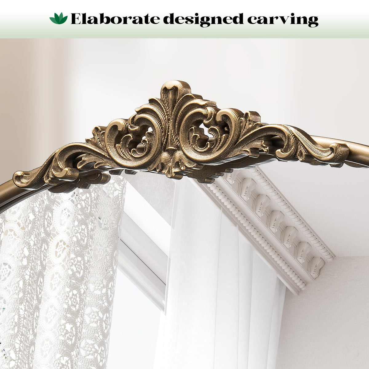 Wiserset metal back for easy wall hanging with mounting holes