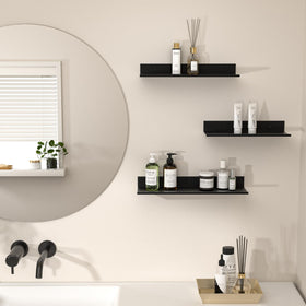 Wisfame bathroom shelf used for toiletries and skincare products