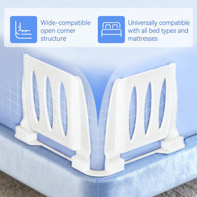 WishBay works with all mattress sizes, keeping sheets taut.