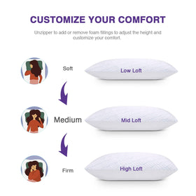 WISHSMILE open-cell breathable foam increases airflow to stay cool