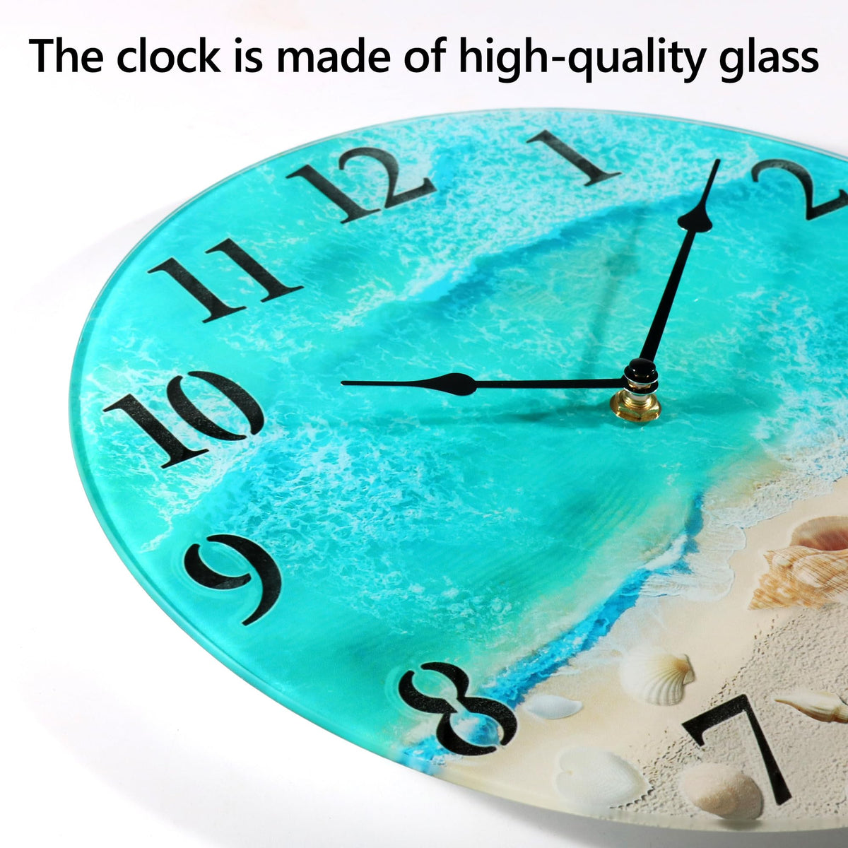 WISKALON silent non-ticking clock creates a peaceful bedroom or living space.