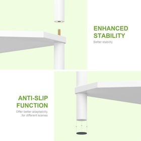 Wisuce white corner shelf using space-saving towel storage