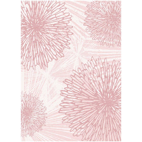 WITSHOCK pink rug enhances family spaces without sacrificing style.