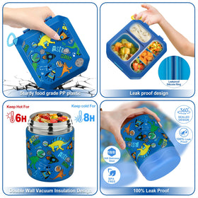 Wiwens 12oz hot food jar insulated to keep soups warm during the day