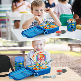 Wiwens cartoon-pattern lunch box to encourage kids during lunchtime