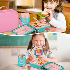 Wiwens lunch card illustrations add fun motivation at school.