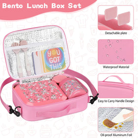 Wiwens insulated lunch bag keeps contents warm on the go.