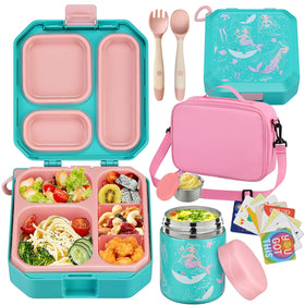 Wiwens kids Bento lunch box leakproof design keeps meals tidy on the go.