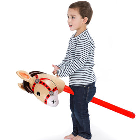 Wizzosivoor 37inch stick horse valve detail highlighting anti-leak design