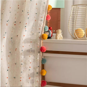WJLQLM easy-care machine-wash curtain suits busy homes.