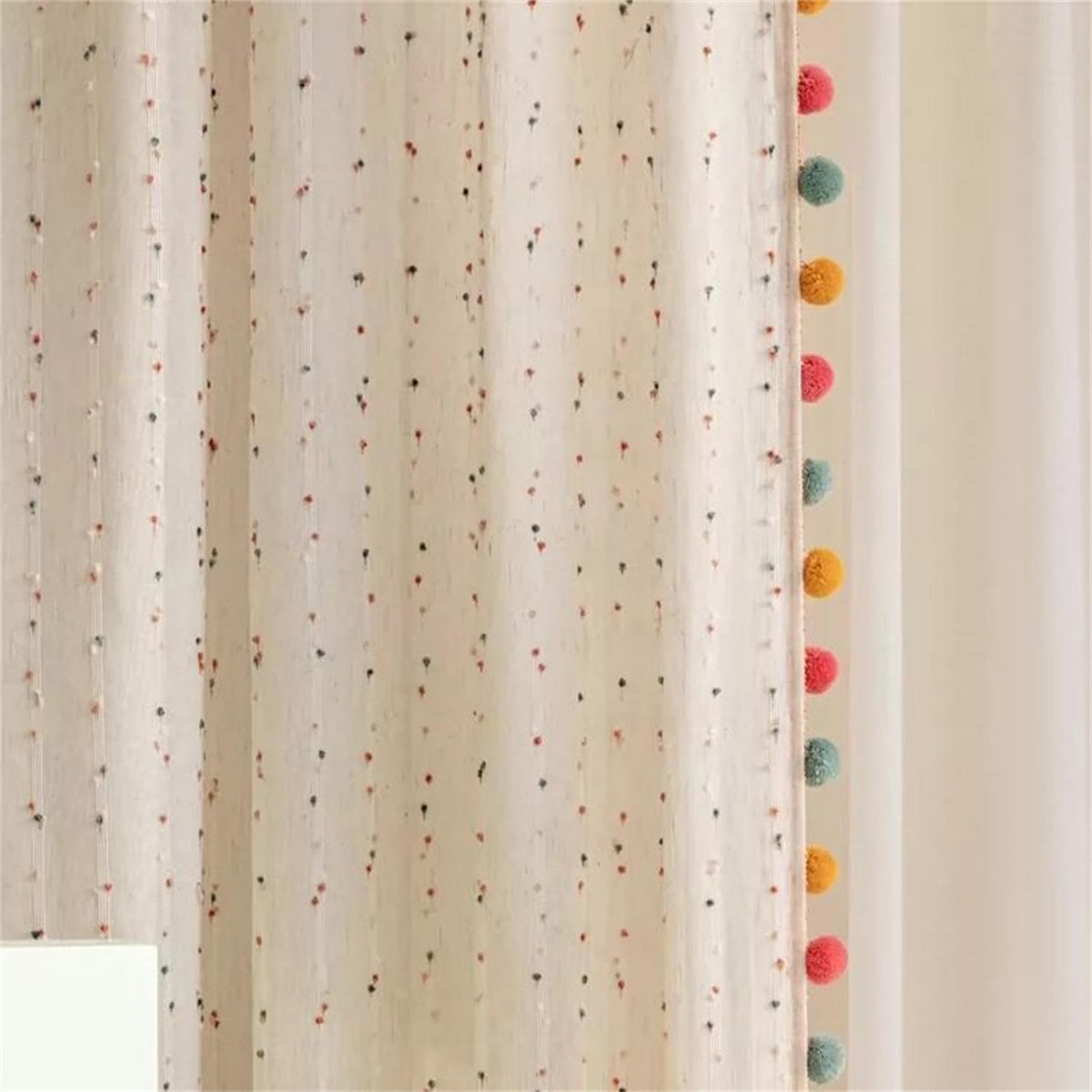 WJLQLM two-panel set provides balanced light and privacy.