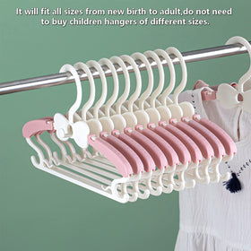WJWSKI pink opening hook 4 cm wide fits standard closet rods for easy mounting.