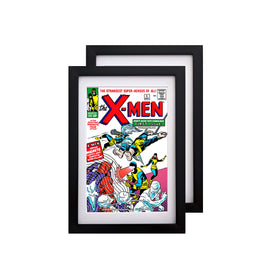 WKG Brands Comic Frame 2 Pack displays standard comics clearly.