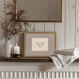 WLHARTT Bedroom wall art poster framed for stylish room refresh.