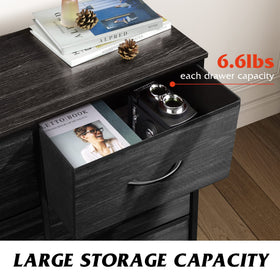 WLIVE fabric drawers and anti-tip accessories enhance dresser safety.