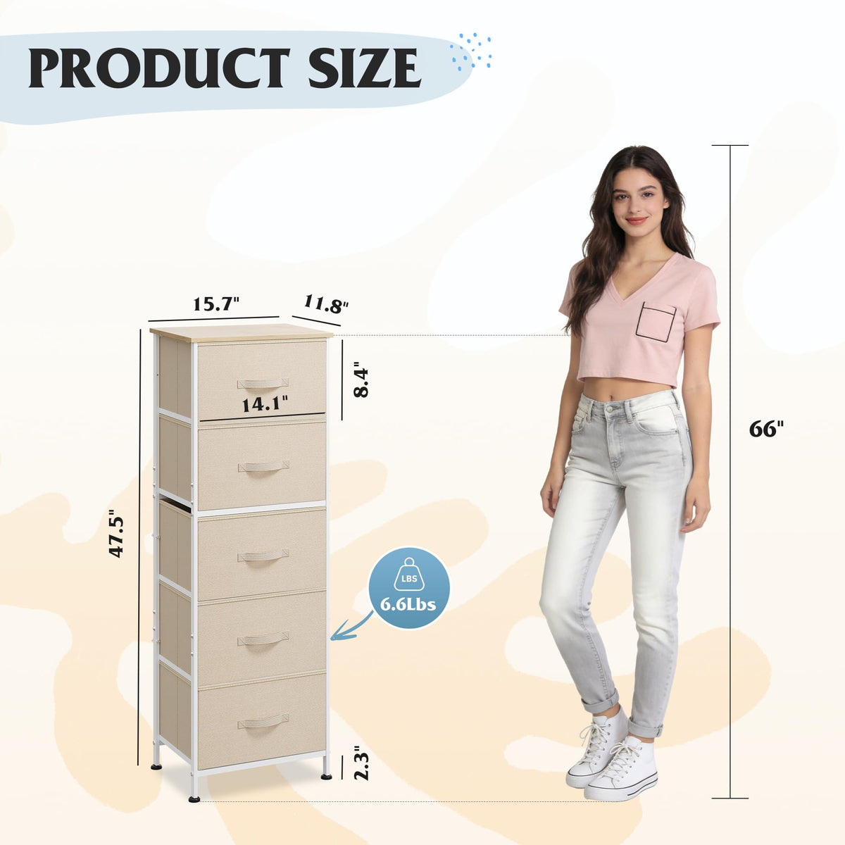 WLIVE room organization aids bedroom or hallway storage.