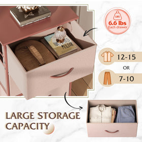 WLIVE dresser easy-pull handles enable smooth access to belongings