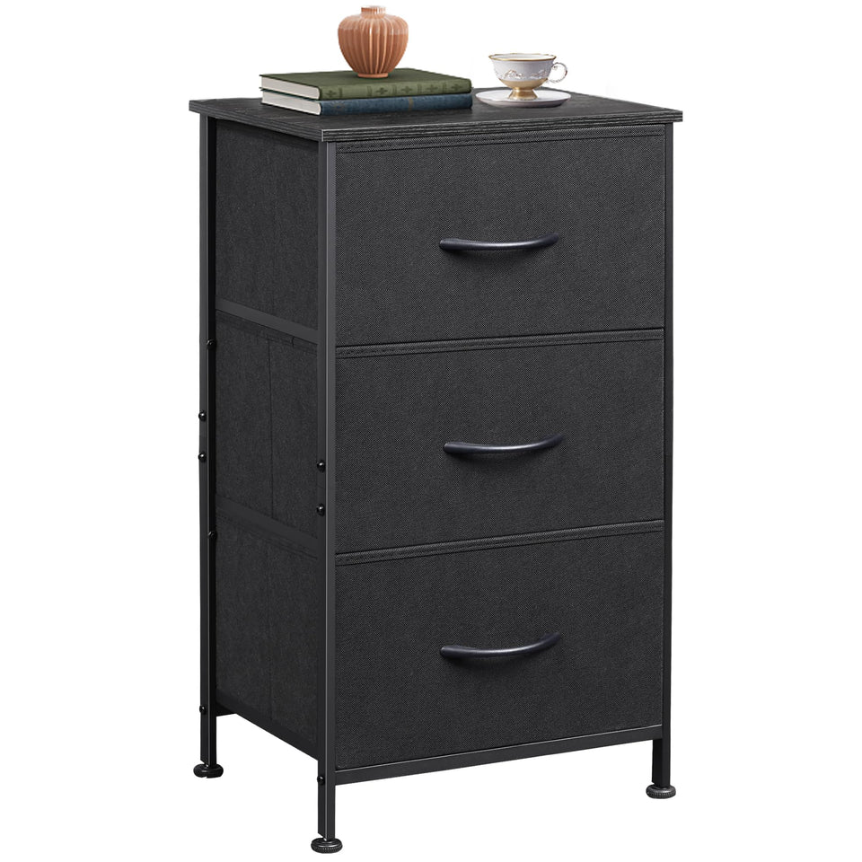 WLIVE dresser with 3 drawers offers tidy wardrobe storage in bedrooms