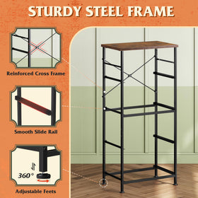 WLIVE dresser four adjustable feet protecting floors