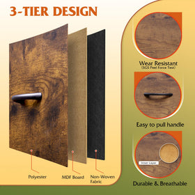 WLIVE dresser arch handles enable easy-pull access for quick organization.