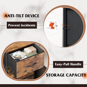 WLIVE dresser assembly hardware included for quick setup
