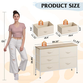 WLIVE dresser cream white bedroom scene illustrating storage in a room