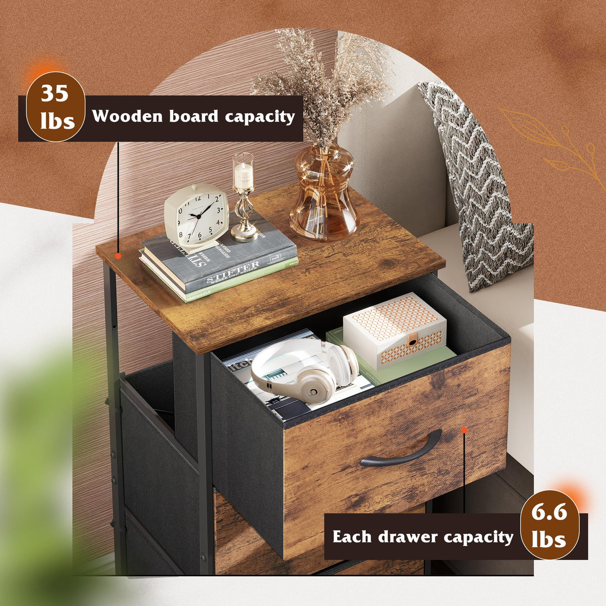 WLIVE dresser easy pull-handle in use