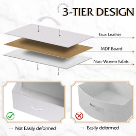 WLIVE dresser easy pull handles enable smooth drawer operation.