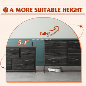 WLIVE dresser is ideal for bedrooms, living rooms, and entryways.