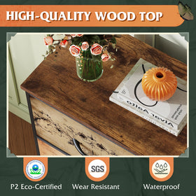WLIVE dresser removable fabric drawers for flexible organization