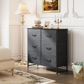 WLIVE dresser with water-resistant top protects surfaces during everyday tasks.
