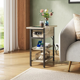WLIVE end table assembly instructions with numbered parts