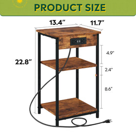 WLIVE end table easy assembly with step by step guide