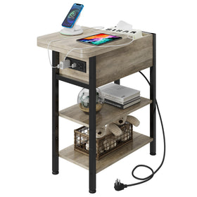 WLIVE end table rounded corners prevent bumps in busy rooms