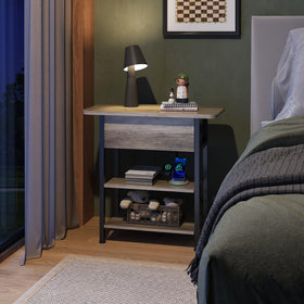 WLIVE end table waterproof surface wipes clean after everyday messes