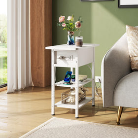 WLIVE end table compact footprint fits small spaces without crowding.