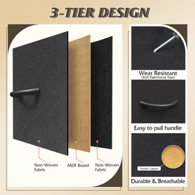 WLIVE anti-tip strap enhances stability on uneven floors