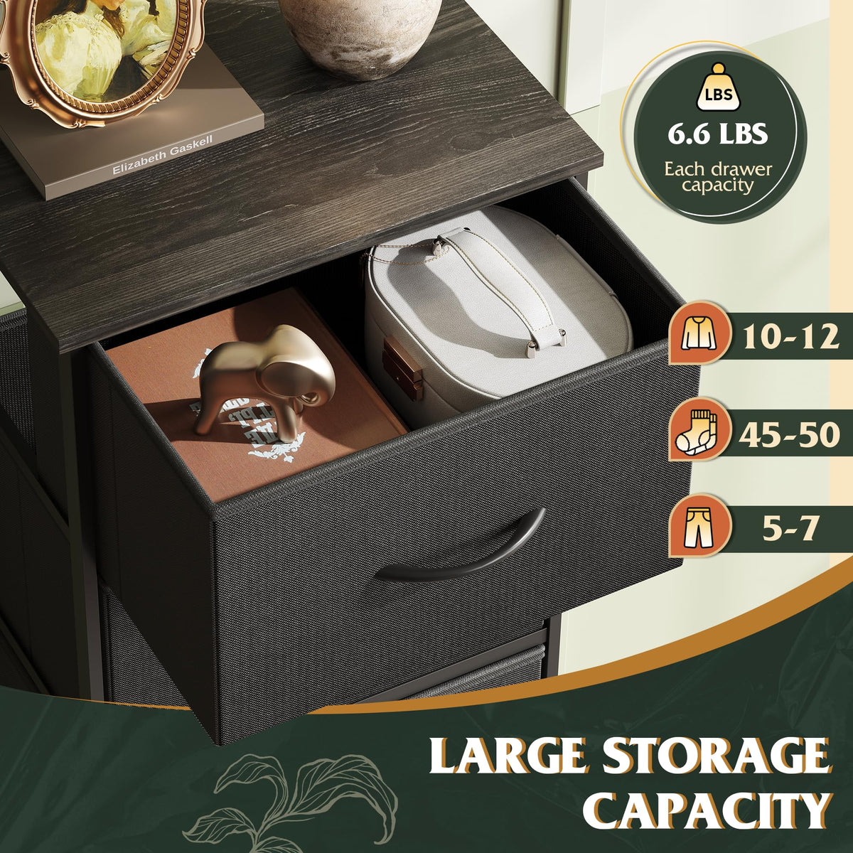 WLIVE fabric dresser assembly instructions guide quick setup